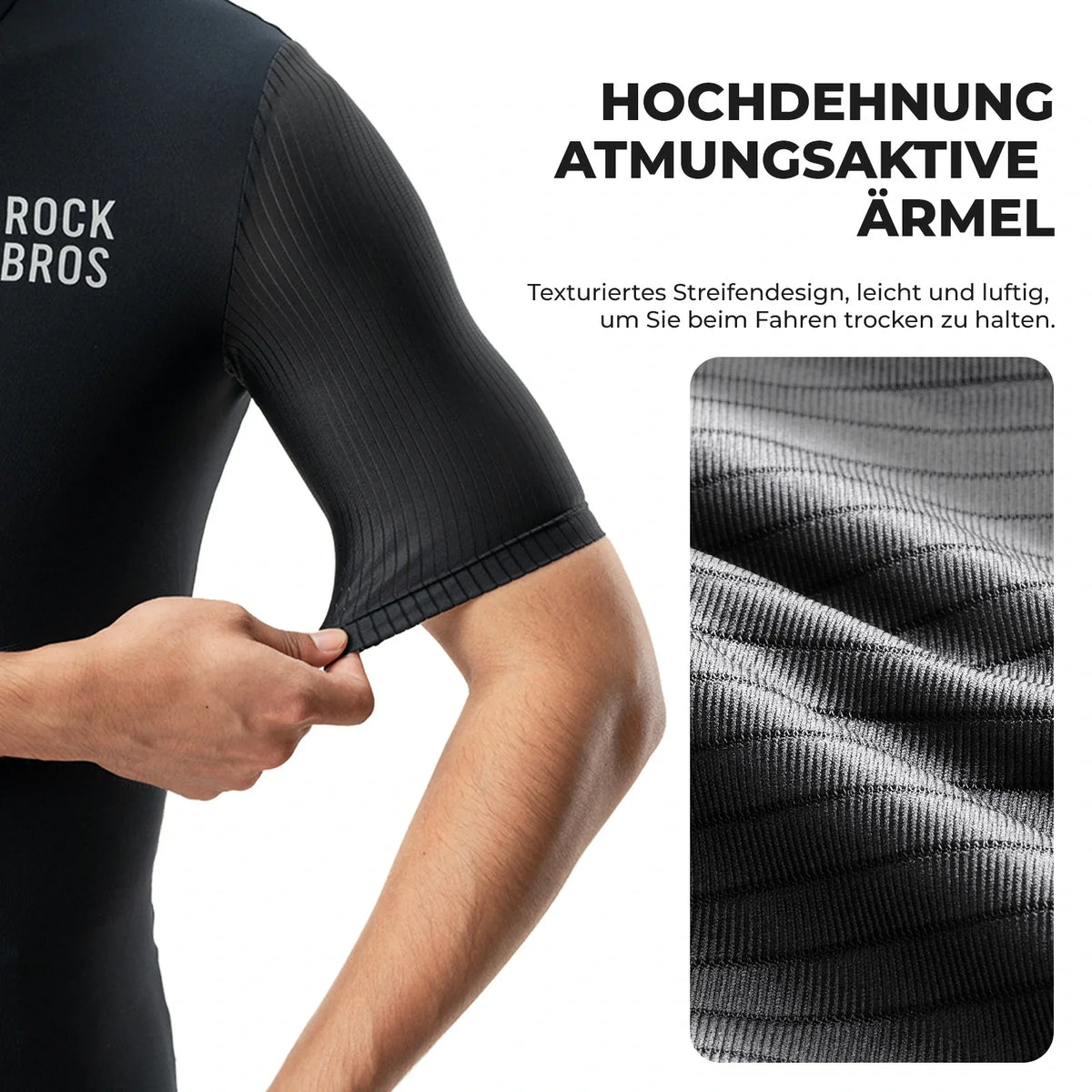 ROCKBROS Herre cykeltrøje kortærmet