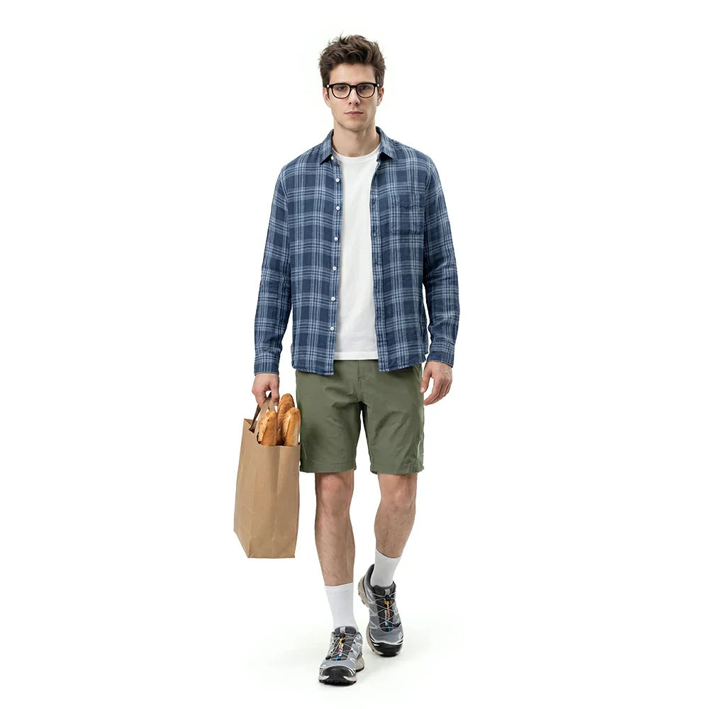 ROCKBROS Herre Sommer Shorts Army Grøn