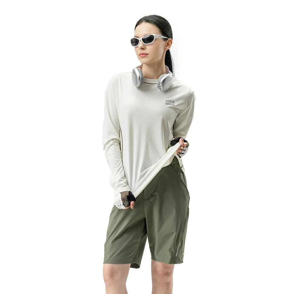ROCKBROS Herre Sommer Shorts Army Grøn