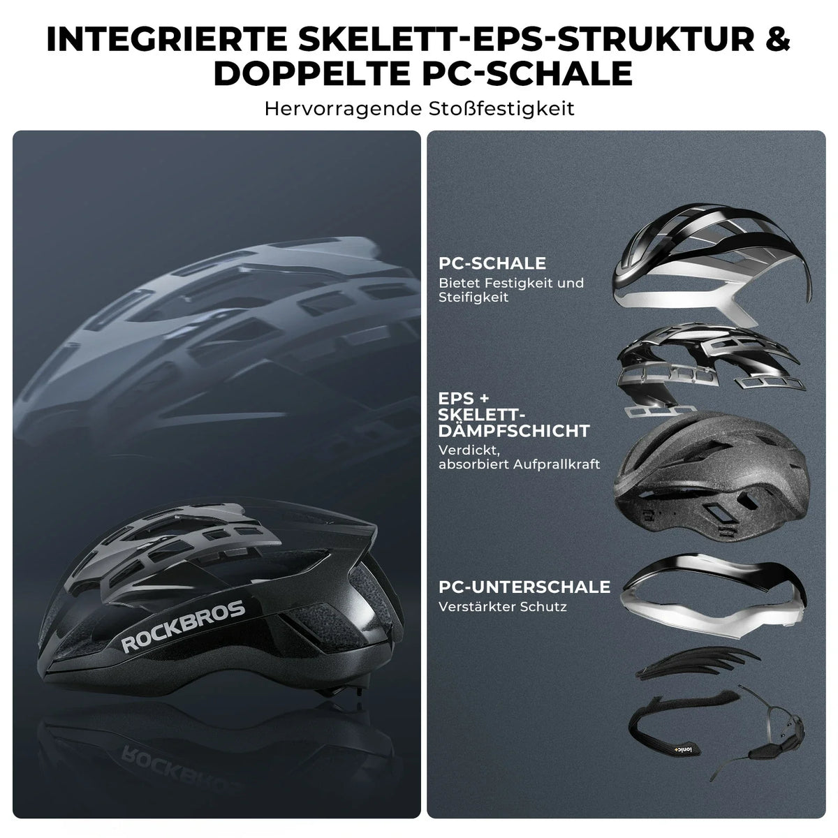 ROCKBROS Let cykelhjelm LK-79