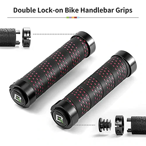 ROCKBROS Styrgriffe Anti-Skrider Cykelgriffe Lock-On Design Cykelgriffe