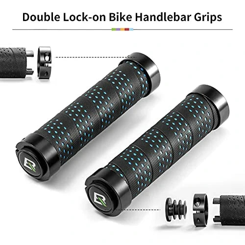 ROCKBROS Styrgriffe Anti-Skrider Cykelgriffe Lock-On Design Cykelgriffe
