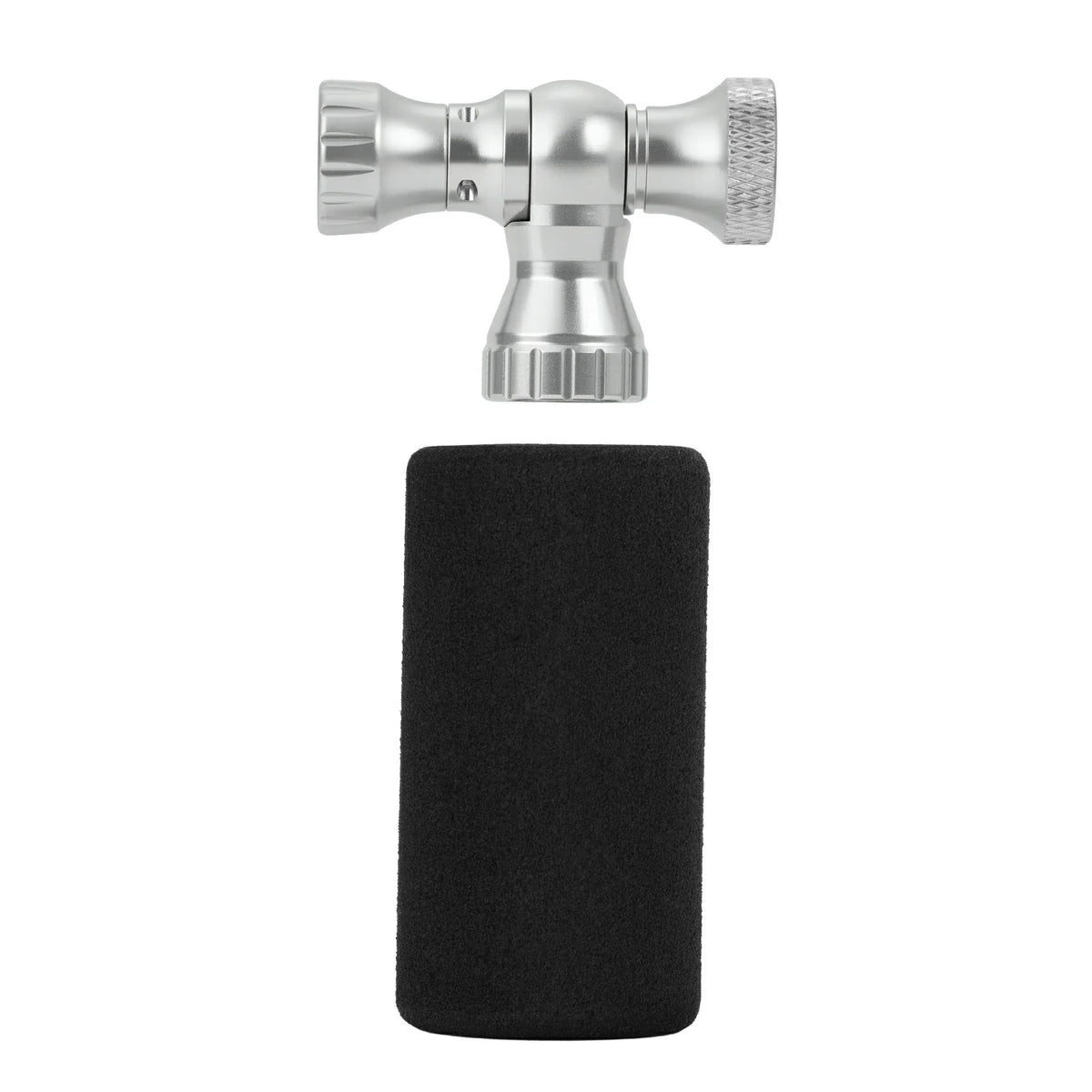 ROCKBROS Mini cykelpumpe med CO₂-adapter - Bærbar, Presta & Schrader kompatibel, op til 80 PSI