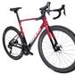 RINOS kulfiber racercykel Odin7.1 Shimano Ultegra Di2 Rød XS med kulhjul – 24 gear