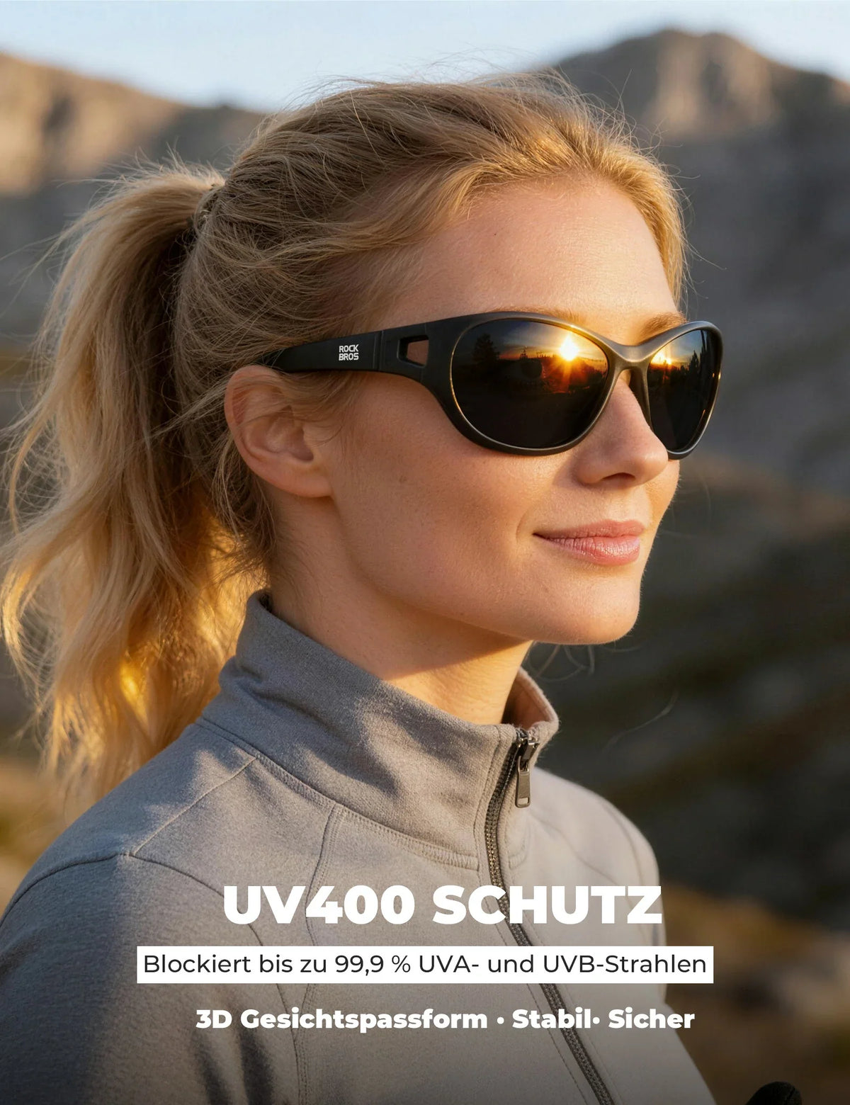 ROCKBROS Polariserede sportsol briller SP394 Ultralight & UV400
