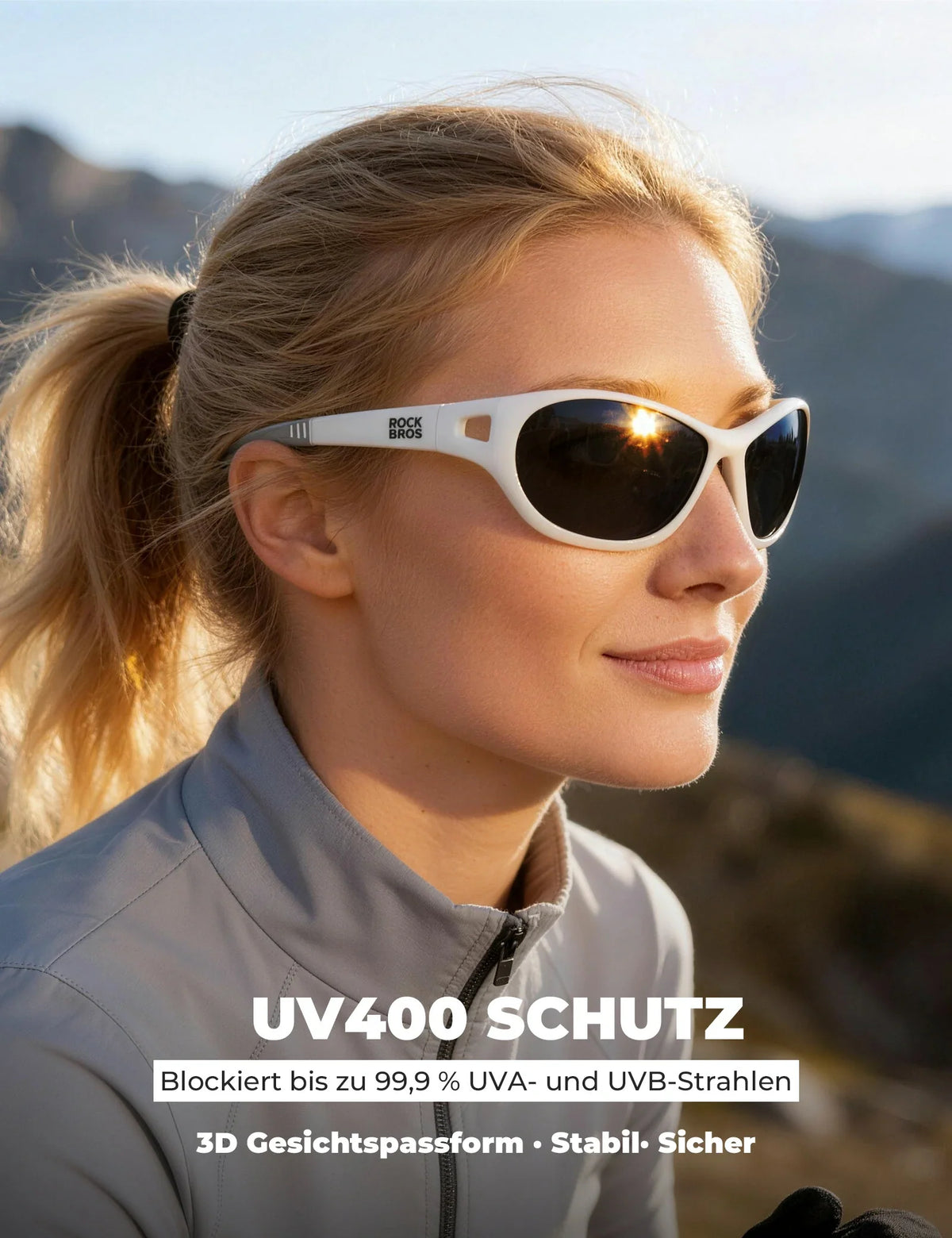 ROCKBROS Polariserede sportsol briller SP394 Ultralight & UV400