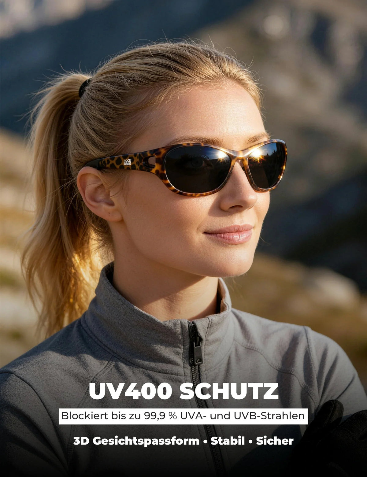 ROCKBROS Polariserede sportsol briller SP394 Ultralight & UV400