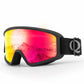 Anti-dug skibriller, dobbelt linse, Quantature
