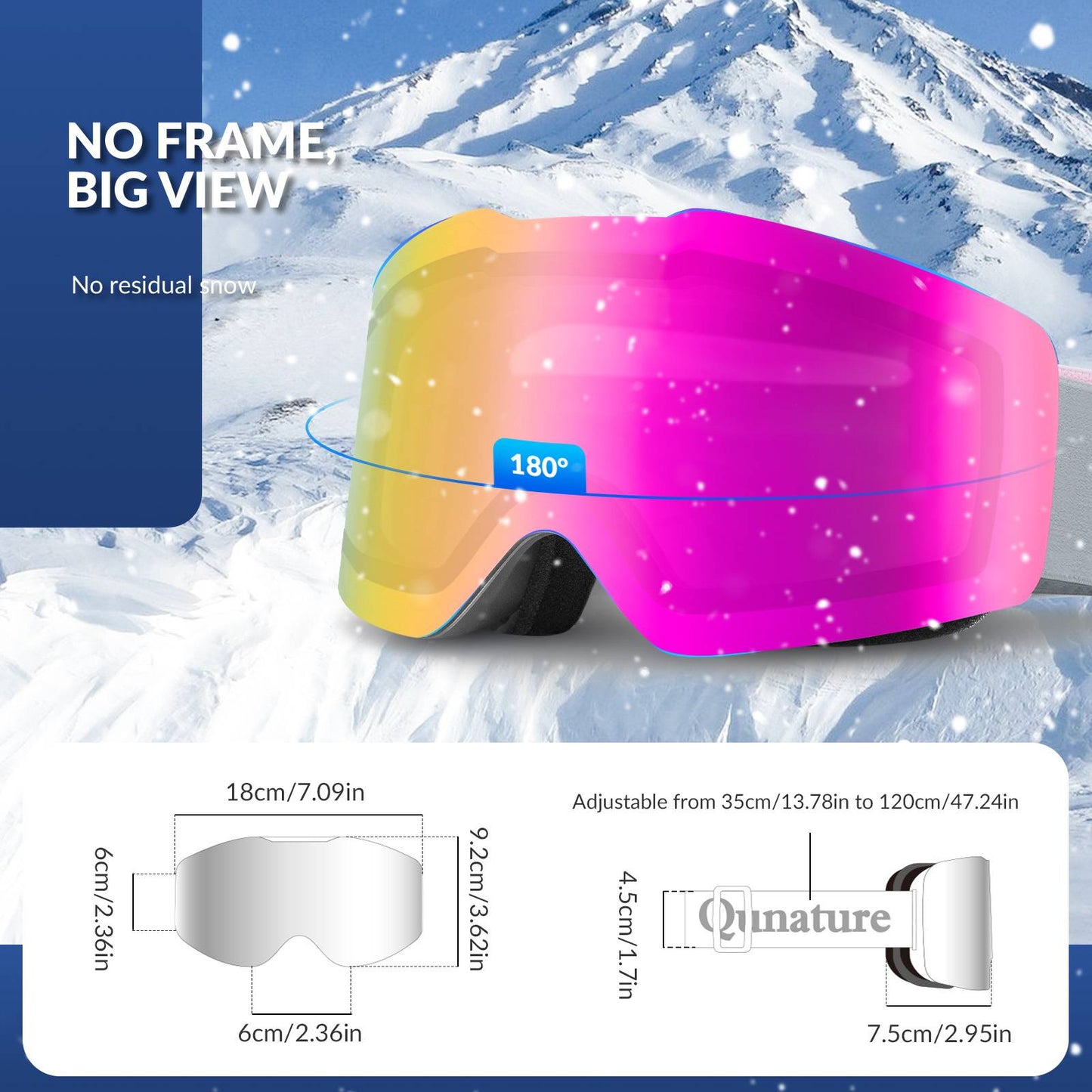 UV400 antidug skibriller Qunature