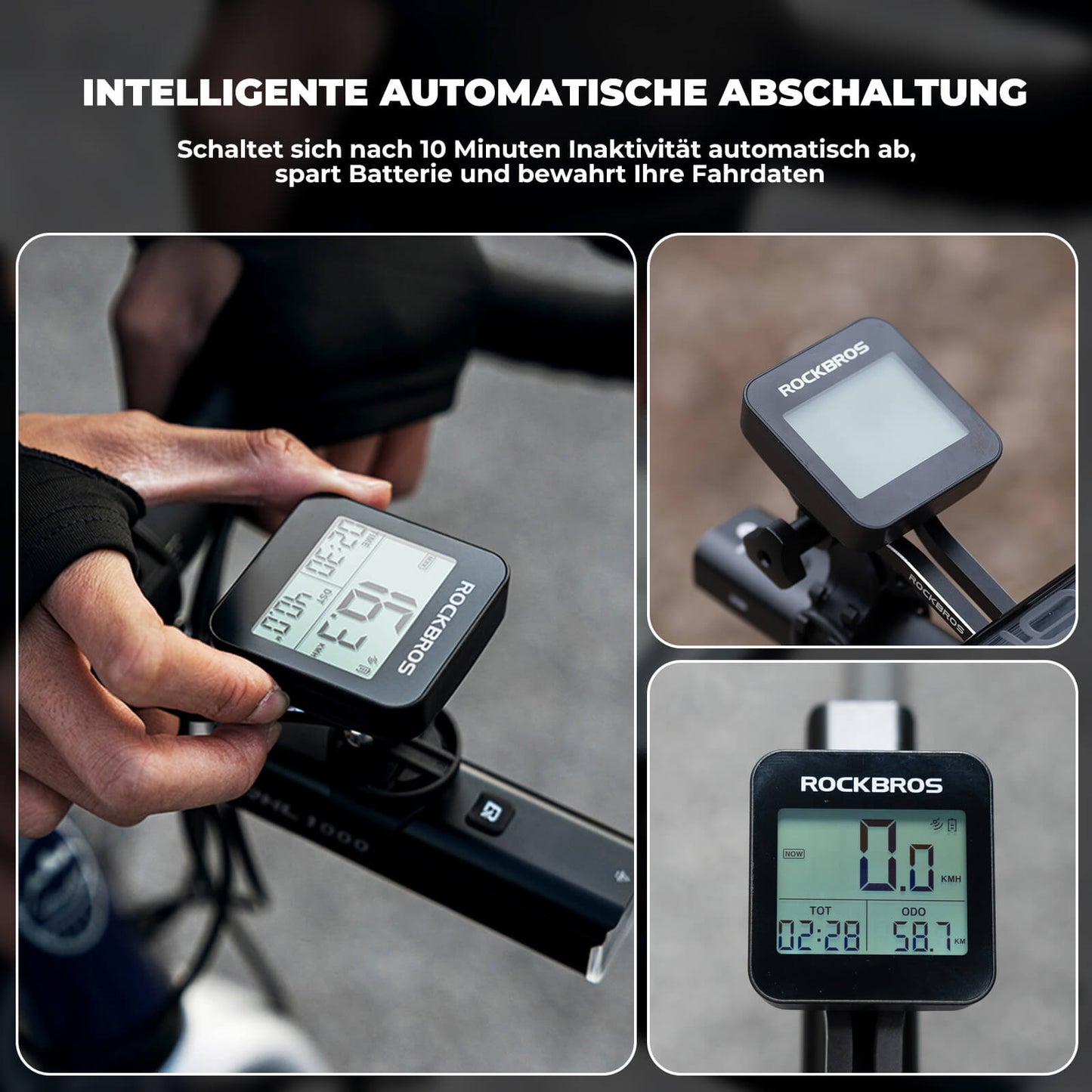 Trådløs cykelcomputer G1 ROCKBROS