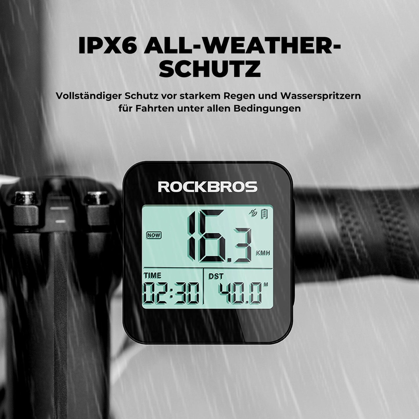 Trådløs cykelcomputer G1 ROCKBROS