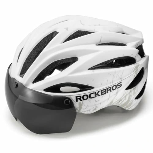 ROCKBROS Cykelhjelm Magnetisk Aftagelig MTB-hjelm med Visor