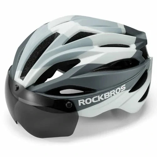 ROCKBROS Cykelhjelm Magnetisk Aftagelig MTB-hjelm med Visor