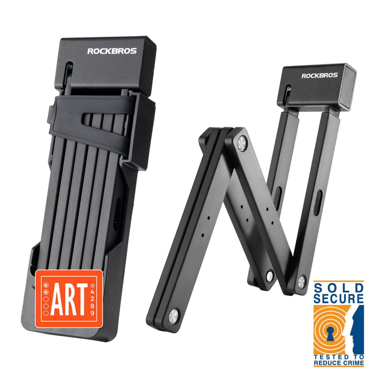 Foldbar cykellås 104 cm ROCKBROS