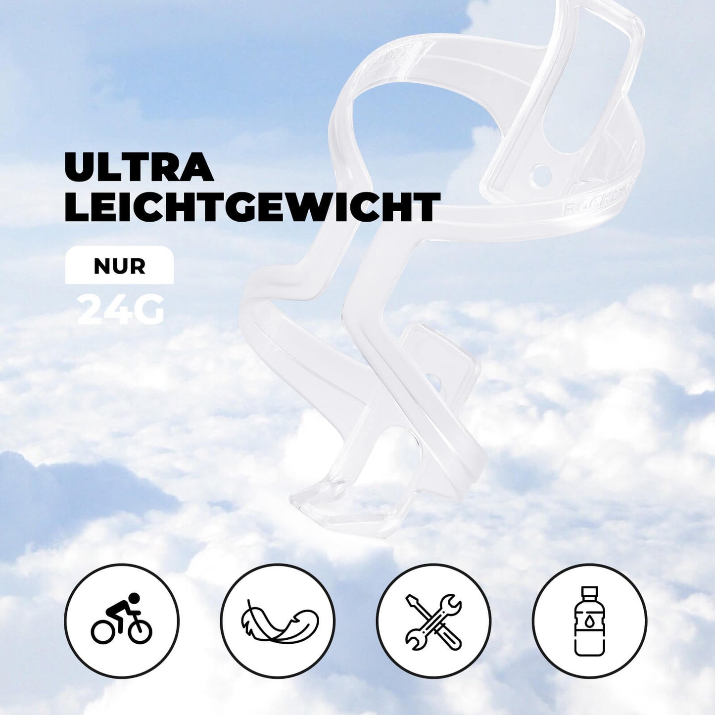 Cykelflaskeholdere, 2-pak, ROCKBROS