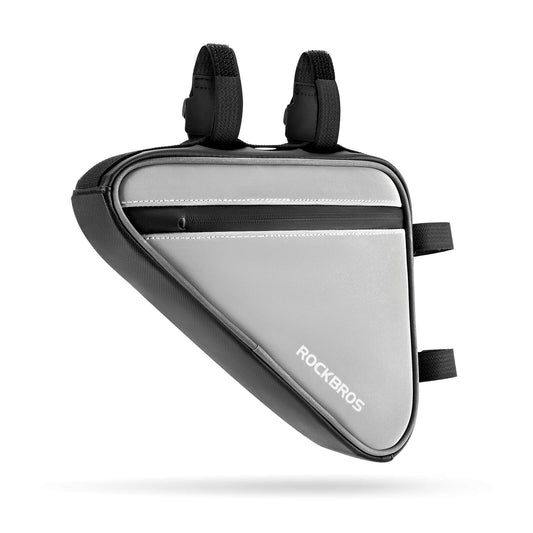 Cykeltaske, reflekterende steltaske, trekantet taske, 0,9L, ROCKBROS