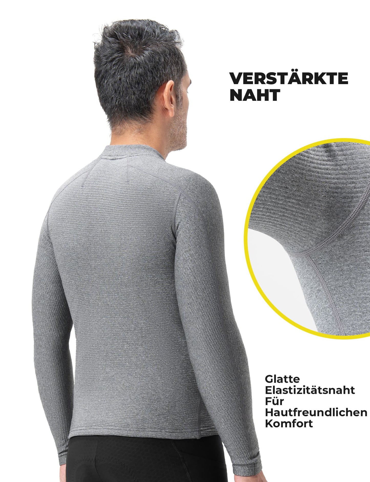 Dobbeltlags cykelundertøj, reflekterende, varmeisolerende, herre, ROCKBROS