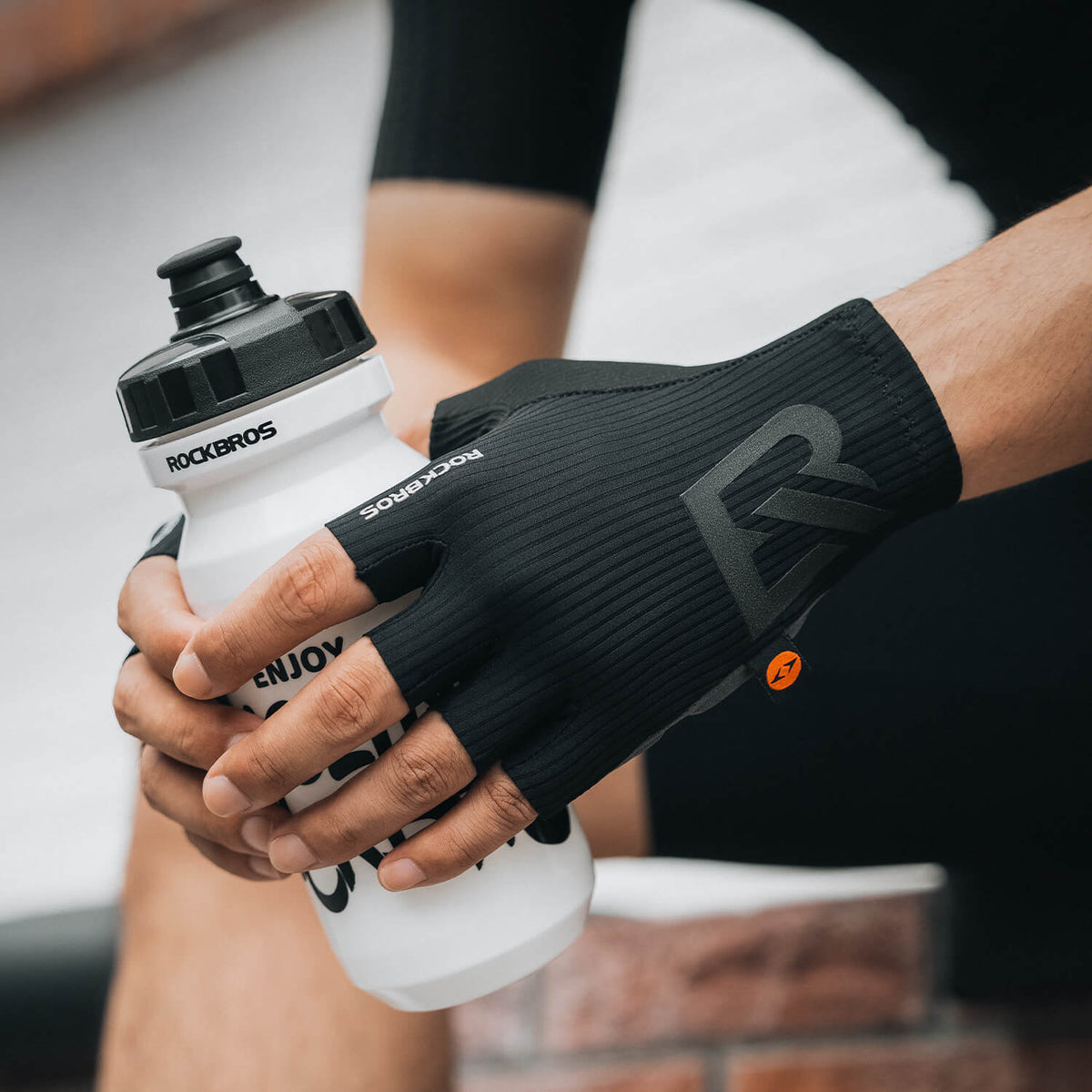ROCKBROS Elastic Interface® Halvfinger cykelhandsker