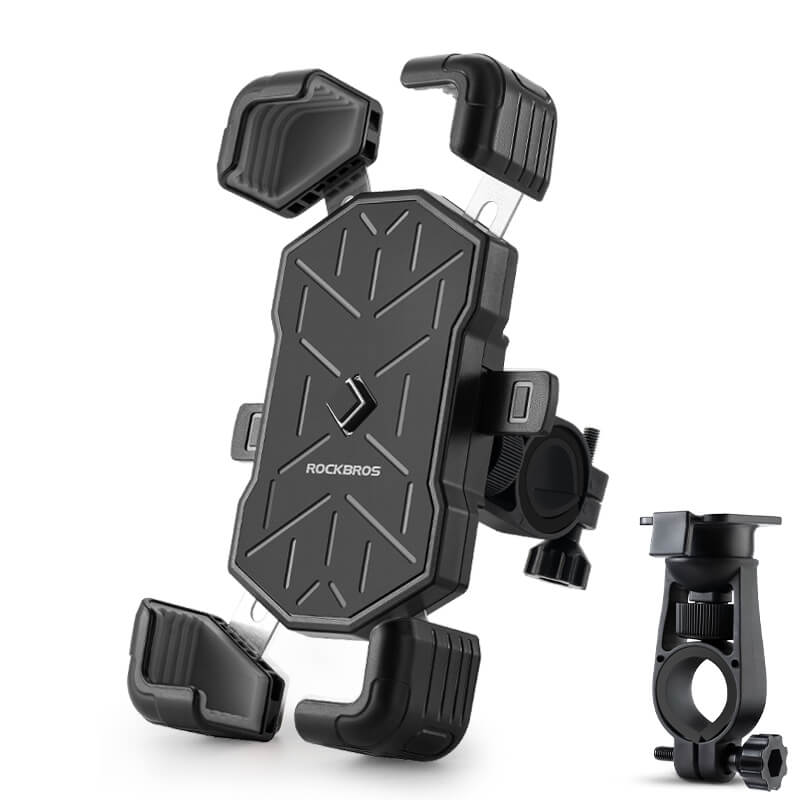 ROCKBROS Cykel mobilholder 360° roterbar til 4,5-7,2 tommer