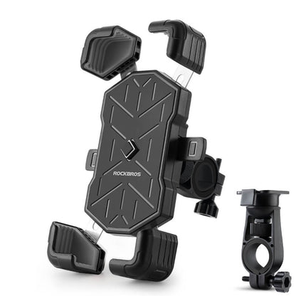 ROCKBROS Cykel mobilholder 360° roterbar til 4,5-7,2 tommer