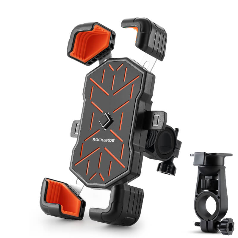 ROCKBROS Cykel mobilholder 360° roterbar til 4,5-7,2 tommer