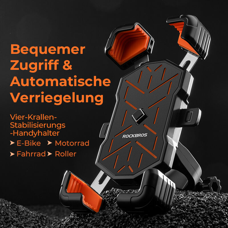 ROCKBROS Cykel mobilholder 360° roterbar til 4,5-7,2 tommer