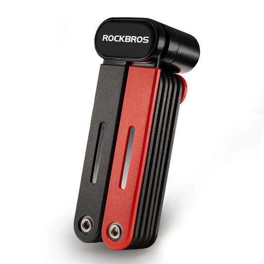 Foldbar cykellås, robust tyverisikring med 2 nøgler, ROCKBROS