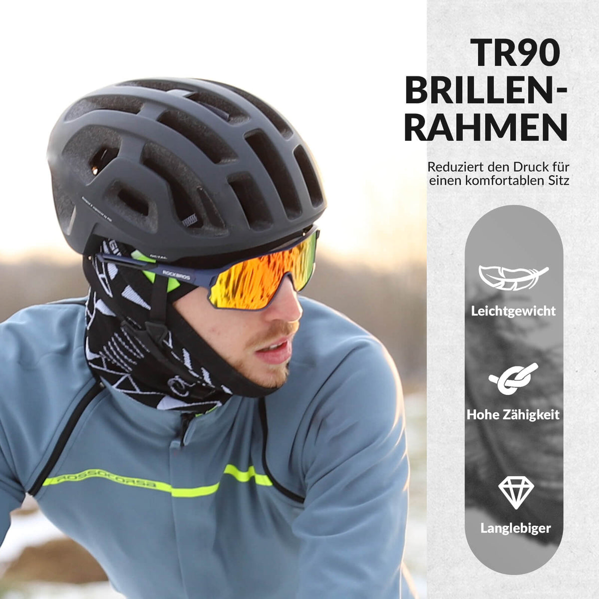 ROCKBROS Fjerlet Polariseret Cykelbrille (UV400)