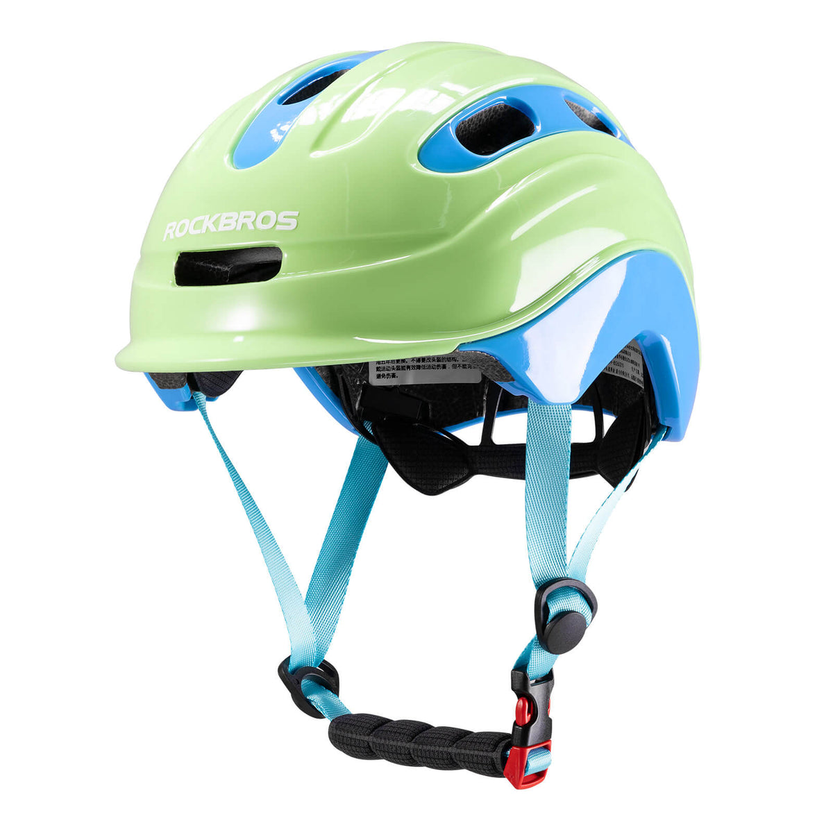 ROCKBROS Cykelhjelm til børn Kompatibel med baglygte 54–58 cm 6–18 år