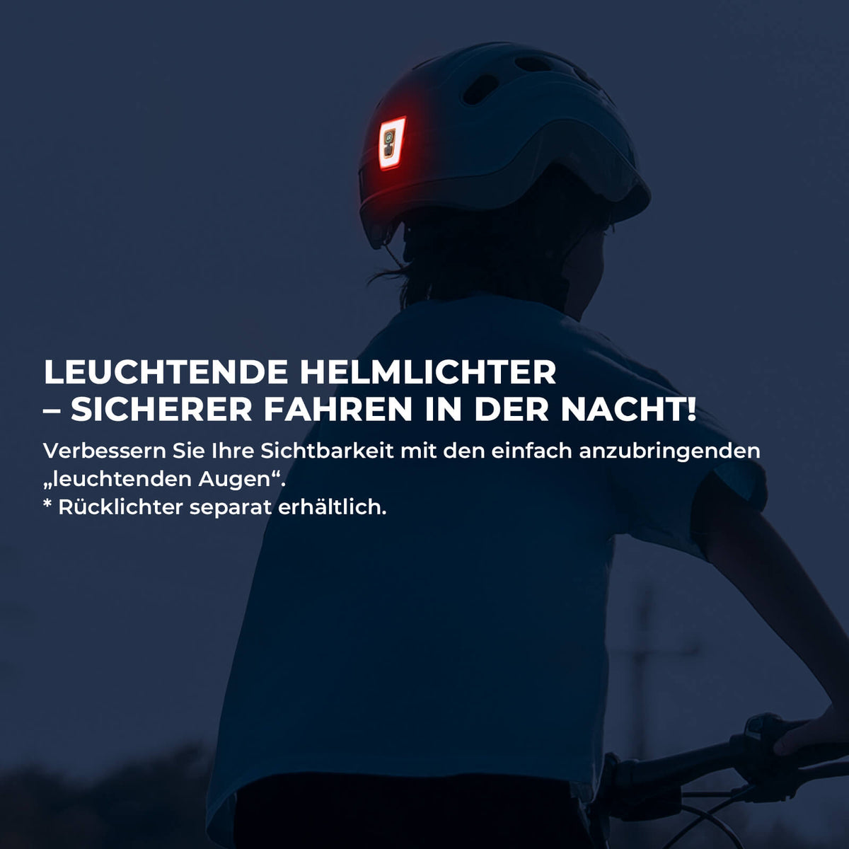 ROCKBROS Cykelhjelm til børn Kompatibel med baglygte 54–58 cm 6–18 år