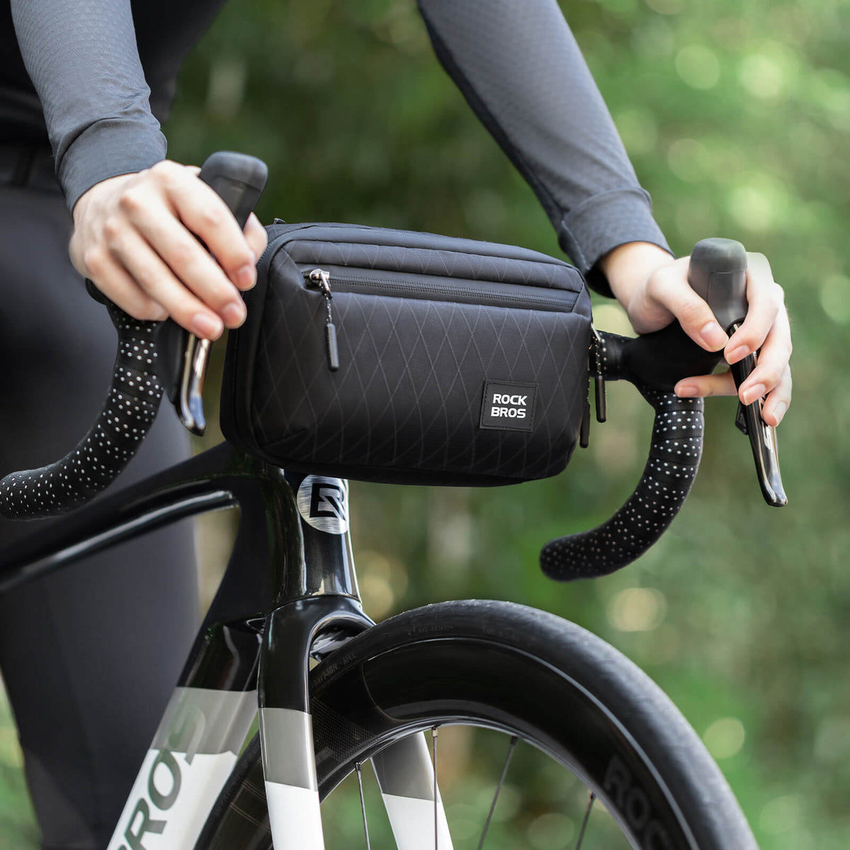 ROCKBROS Styrepose Cykeltaske med skulderrem 2,1L