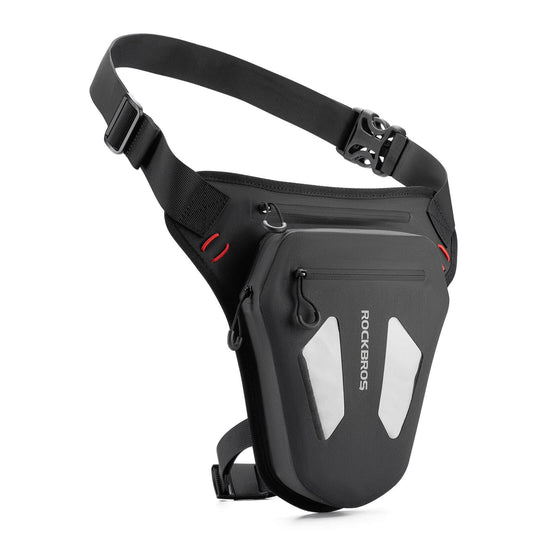 Motorcykel bentaske, benpose, hoftetaske med skulderstropper, ROCKBROS