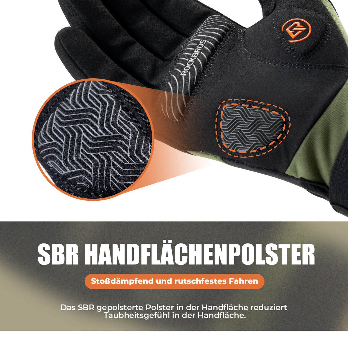 ROCKBROS Efterår Cykelhandsker Touchscreen-kompatible