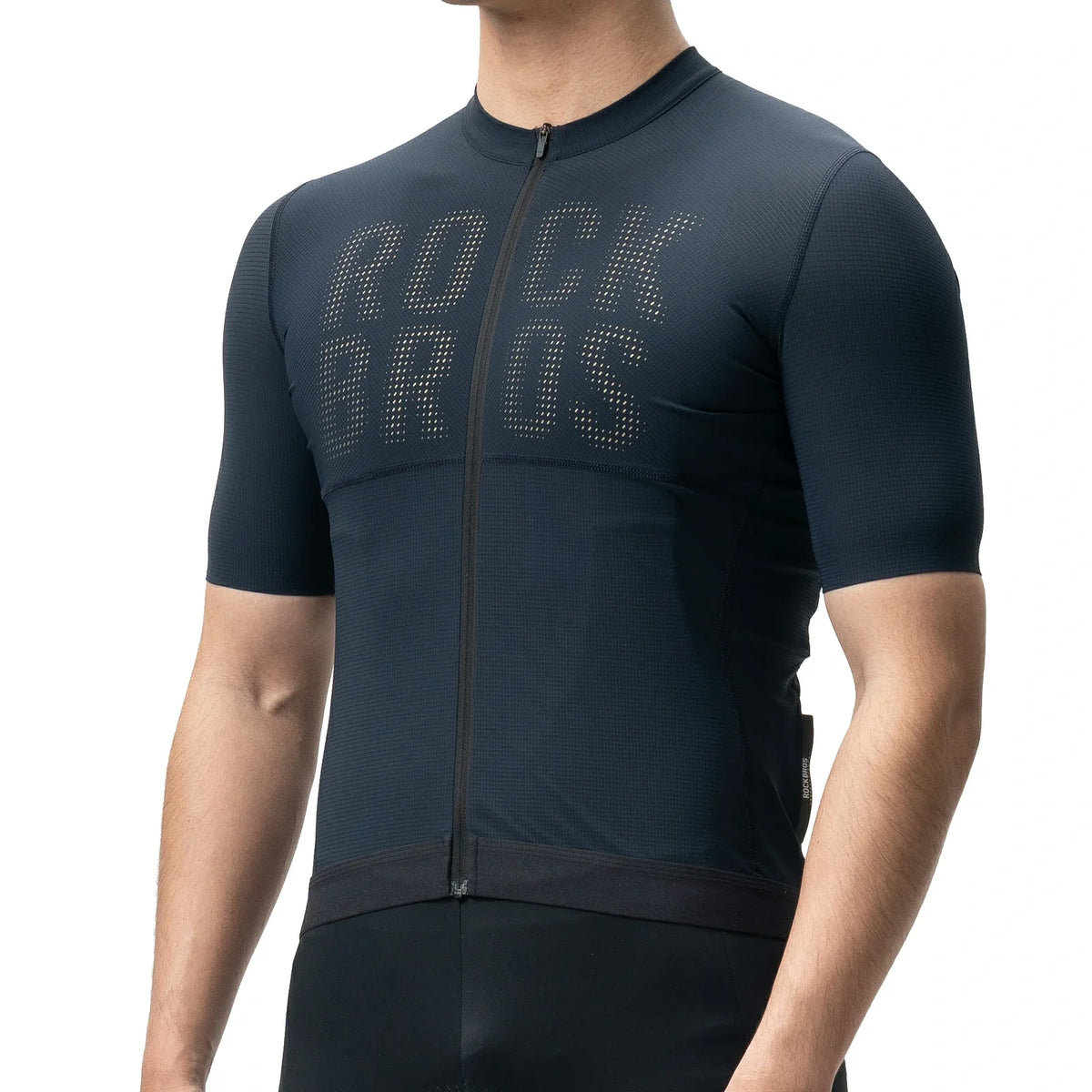 ROCKBROS Cykeltrøje korte ærmer herre, Åndbar hurtigtørrende racercykel trøje