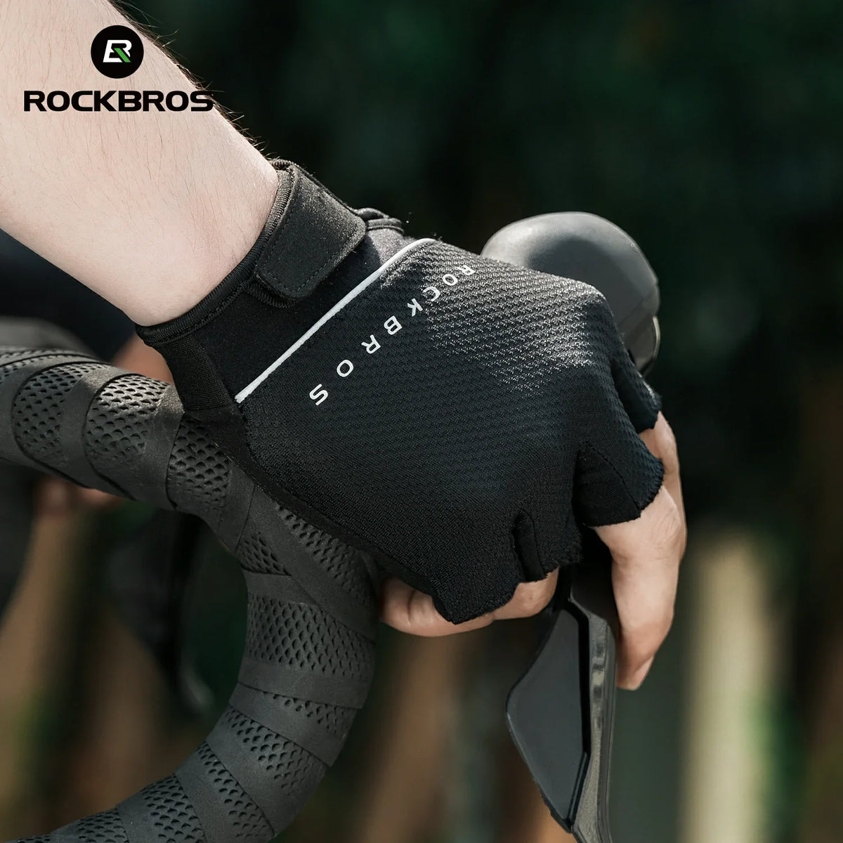 ROCKBROS S424 Halvfinger Cykelhandsker