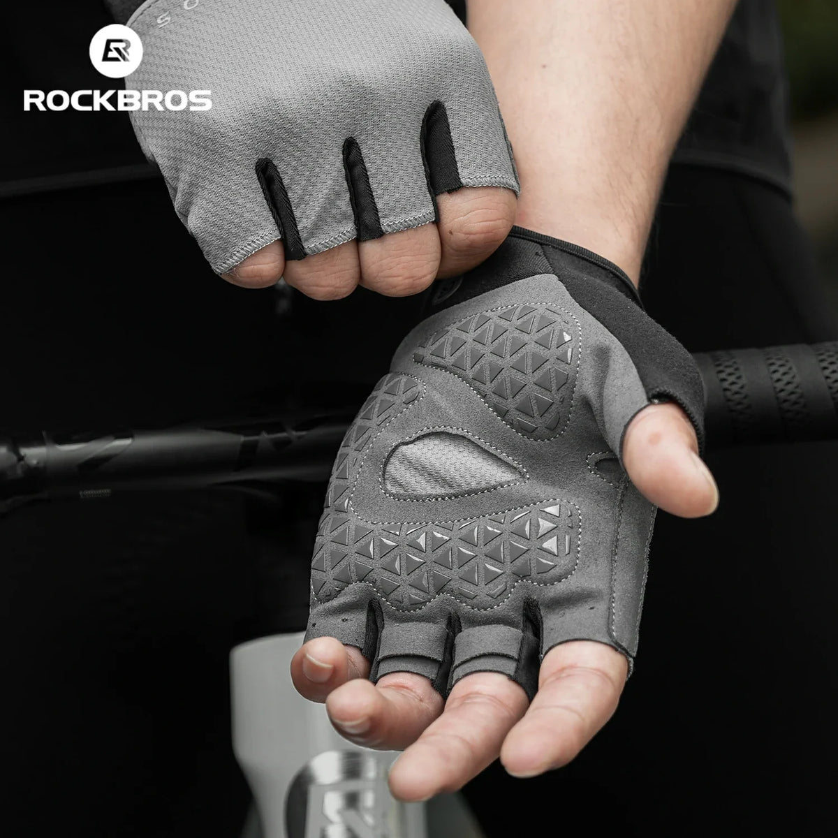 ROCKBROS S424 Halvfinger Cykelhandsker