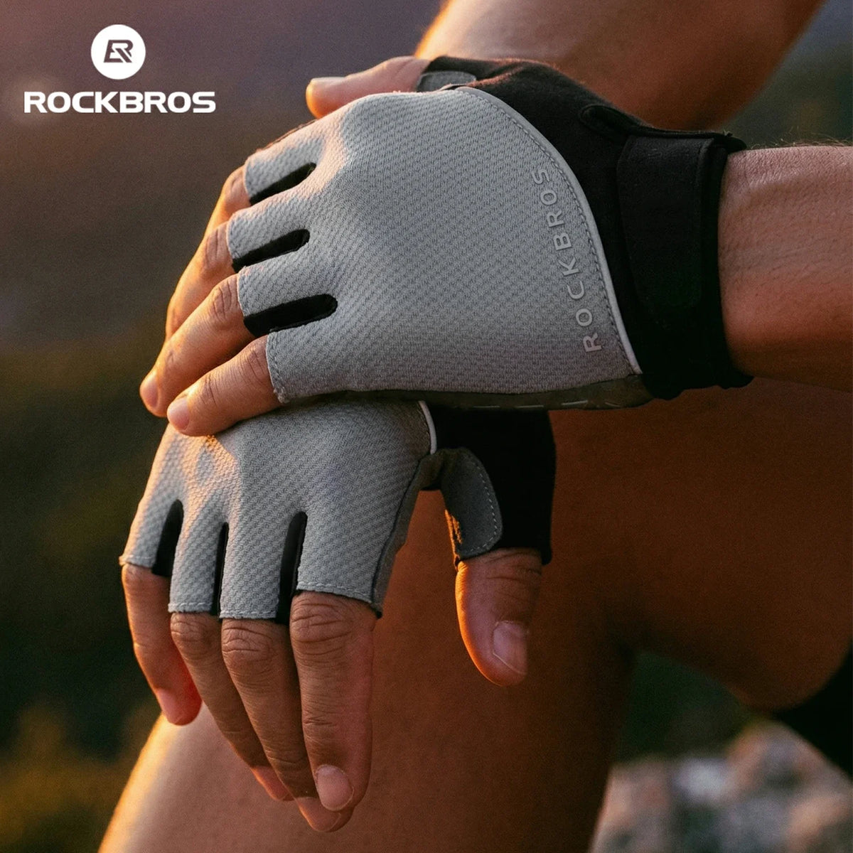 ROCKBROS S424 Halvfinger Cykelhandsker