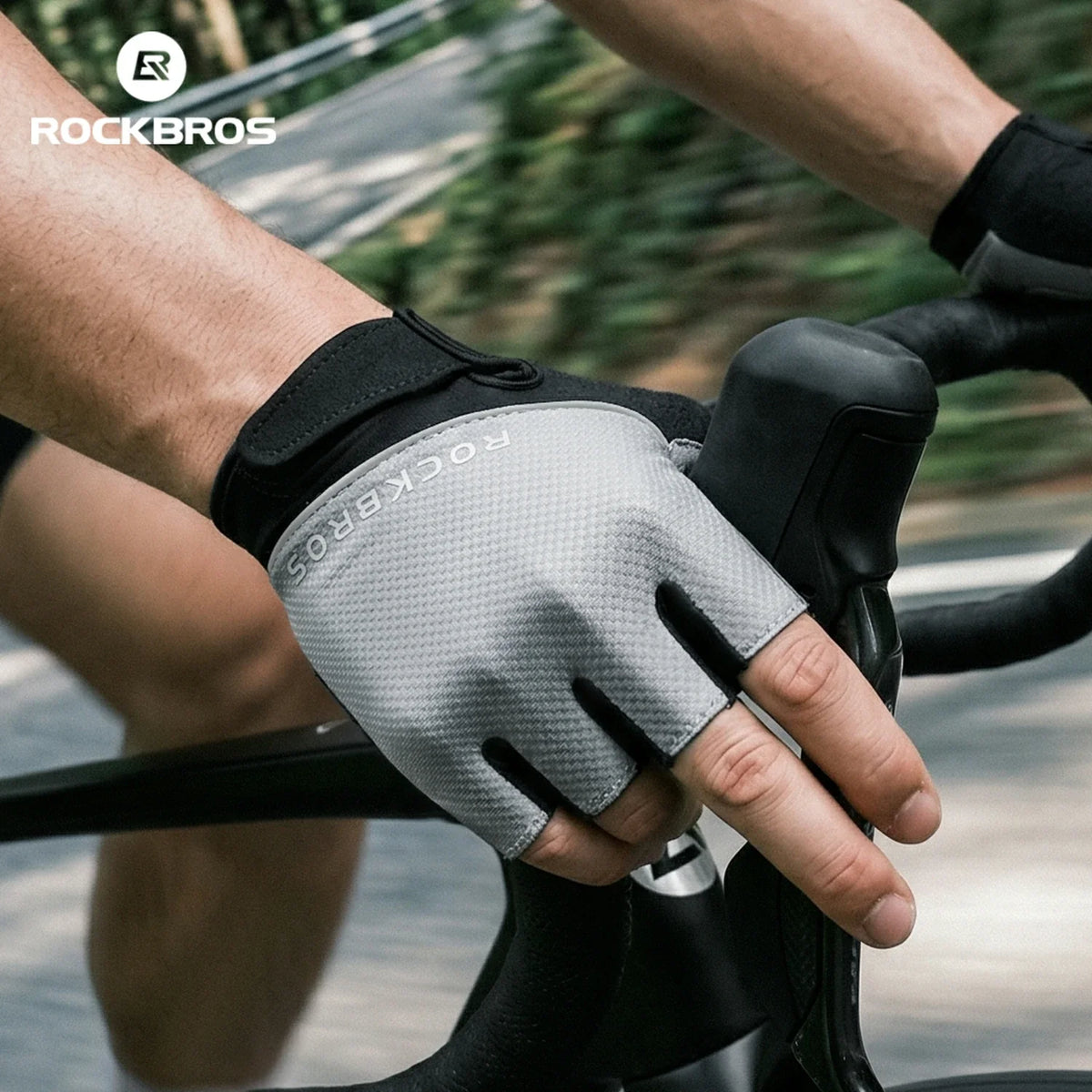 ROCKBROS S424 Halvfinger Cykelhandsker