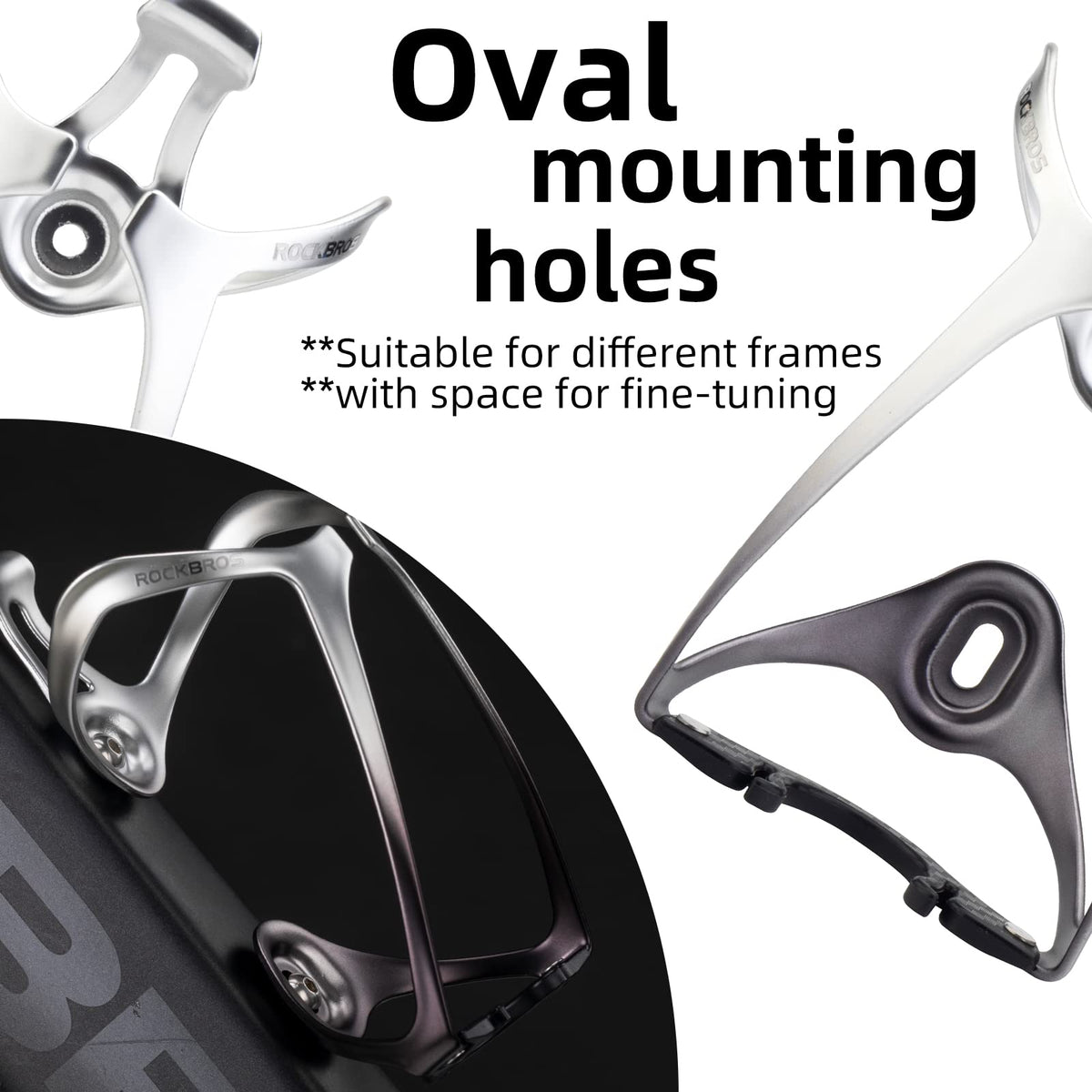 ROCKBROS Cykelflaskeholder i aluminium letvægt