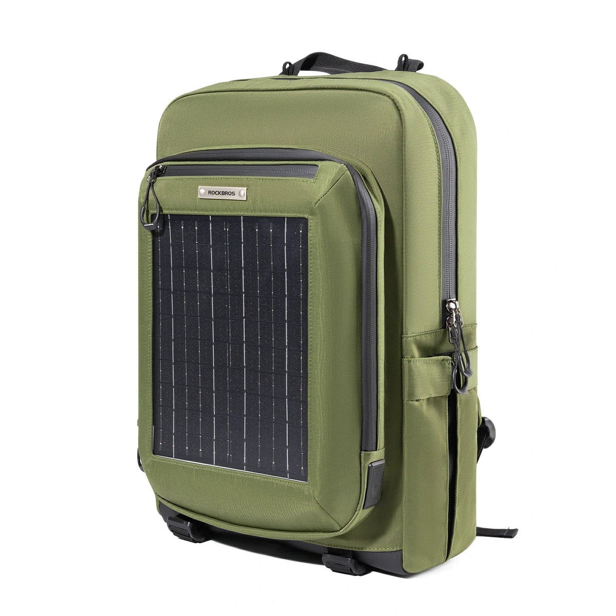 ROCKBROS Solarrygsæk Solar Rygsæk 20L med Fleksibelt Aftageligt 10V 14W