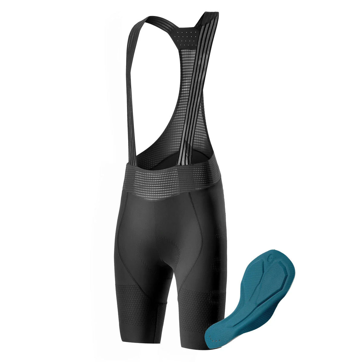 ROCKBROS Trägerhose cykel herre med elastisk 4D ergonomisk sædepude