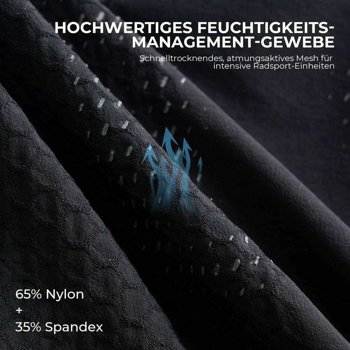 ROCKBROS Trägerhose cykel herre med elastisk 4D ergonomisk sædepude
