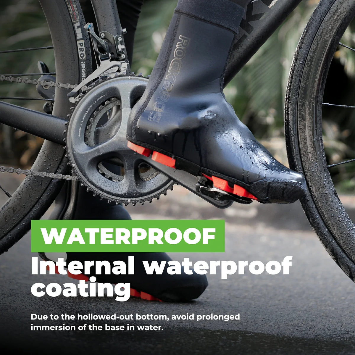 ROCKBROS Oversko Cykel Vandtæt Shoecover Køldebeskyttelse til cykelsport
