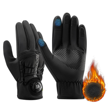 ROCKBROS Vinter cykelhandsker Touchscreen - ThermoForet & Refleks