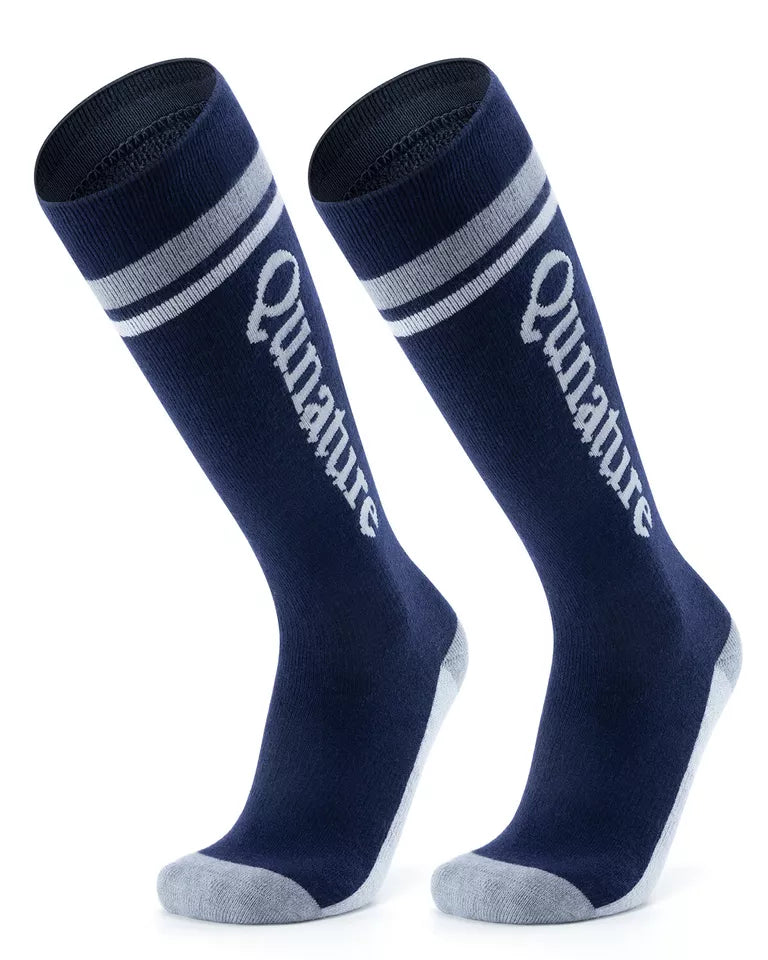 Qunature 1 par skisokker, unisex skisokker til skiløb, snowboarding, vintersport