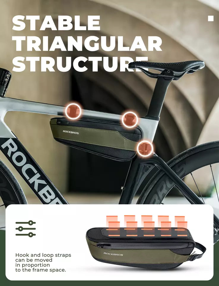 ROCKBROS rammetaske down tube taske cykeltaske landevejscykel MTB