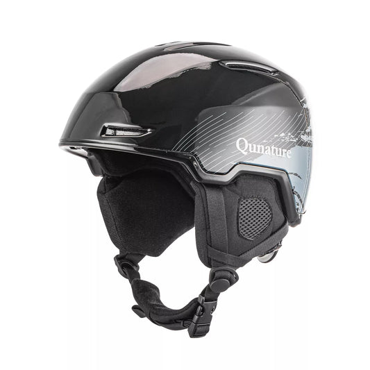 Qunature snowboard/skihjelm med høreværn snowboardhjelm til kvinder og mænd 54-61cm