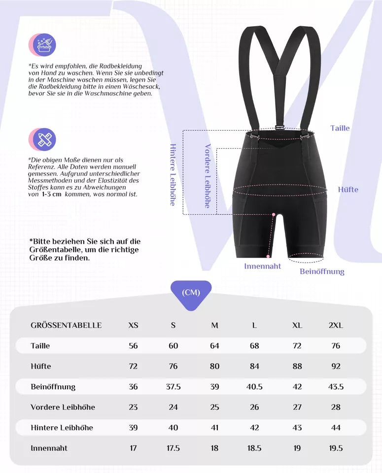 ROCKBROS cykelsmækshorts til dame cykelshorts polstrede cykelshorts