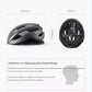 ROCKBROS cykelhjelm cykelhjelm unisex beskyttelseshjelm til mountainbike landevejscykelhjelm