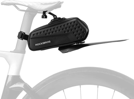 ROCKBROS sadeltaske cykeltaske med hård skal med stænkskærm og quick release